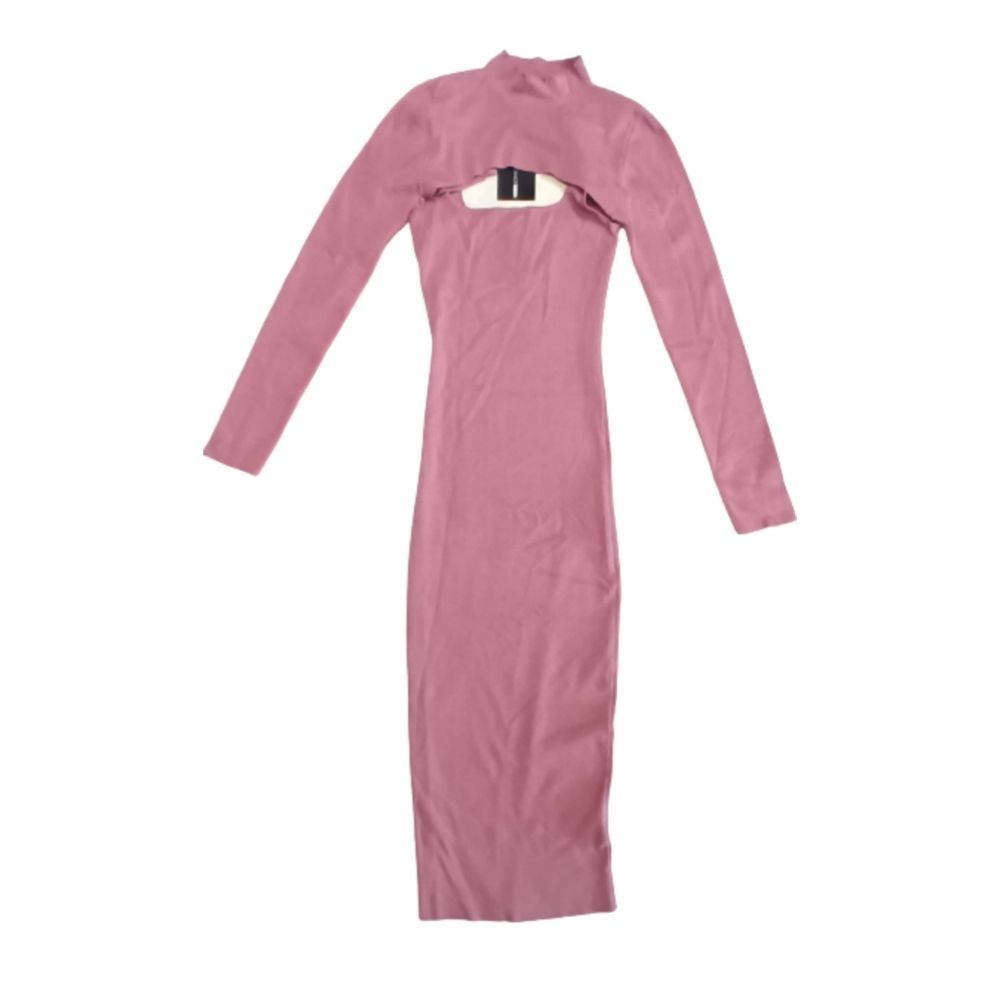 Long Sleeve Bodycon Dress Set - Picture 2 of 5